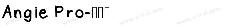 Angie Pro字体转换